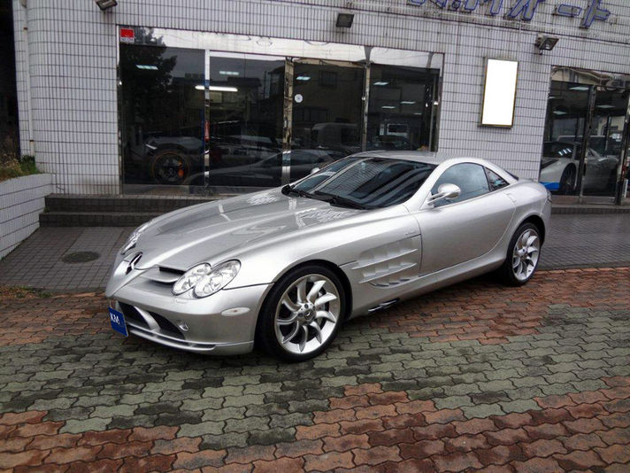 【レア】ミニッツボディ メルセデスベンツSLR マクラーレン シルバー 京商 - 京商 1/64 メルセデスベンツ SLR マクラーレン シルバー